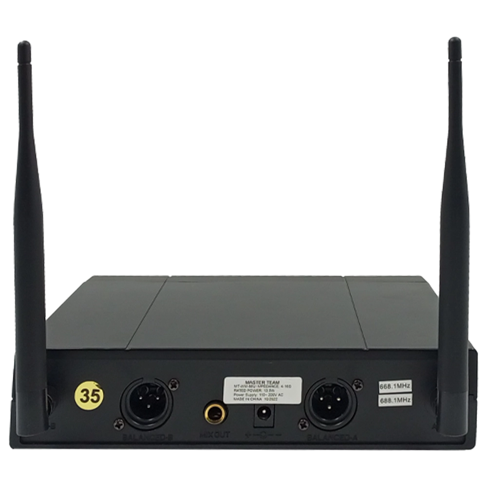 Masterteam Wireless Microphone MT-WM-88U-2 Channel - Image 4