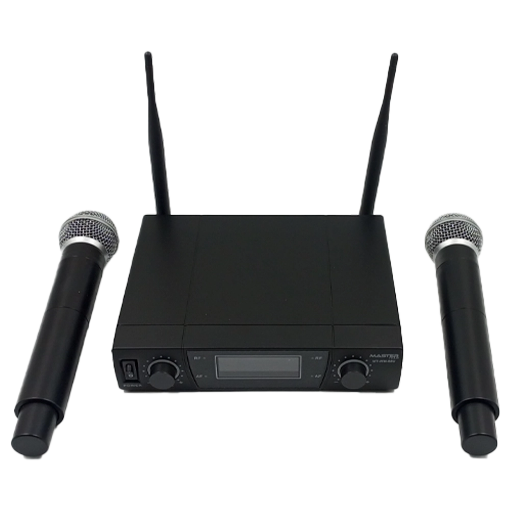 Masterteam Wireless Microphone MT-WM-88U-2 Channel - Image 6