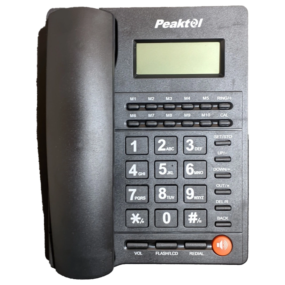 Peaktel T219CID Telephone – Black