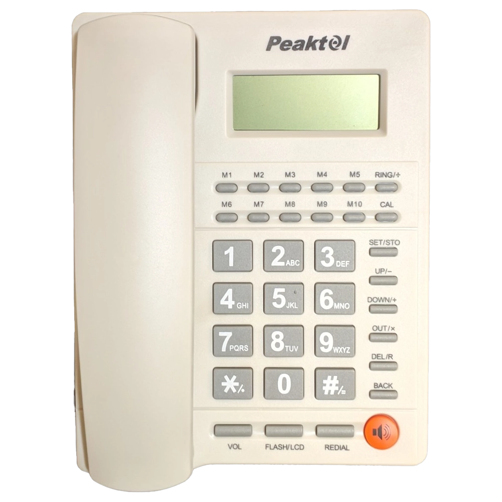 Peaktel T219CID Telephone – White